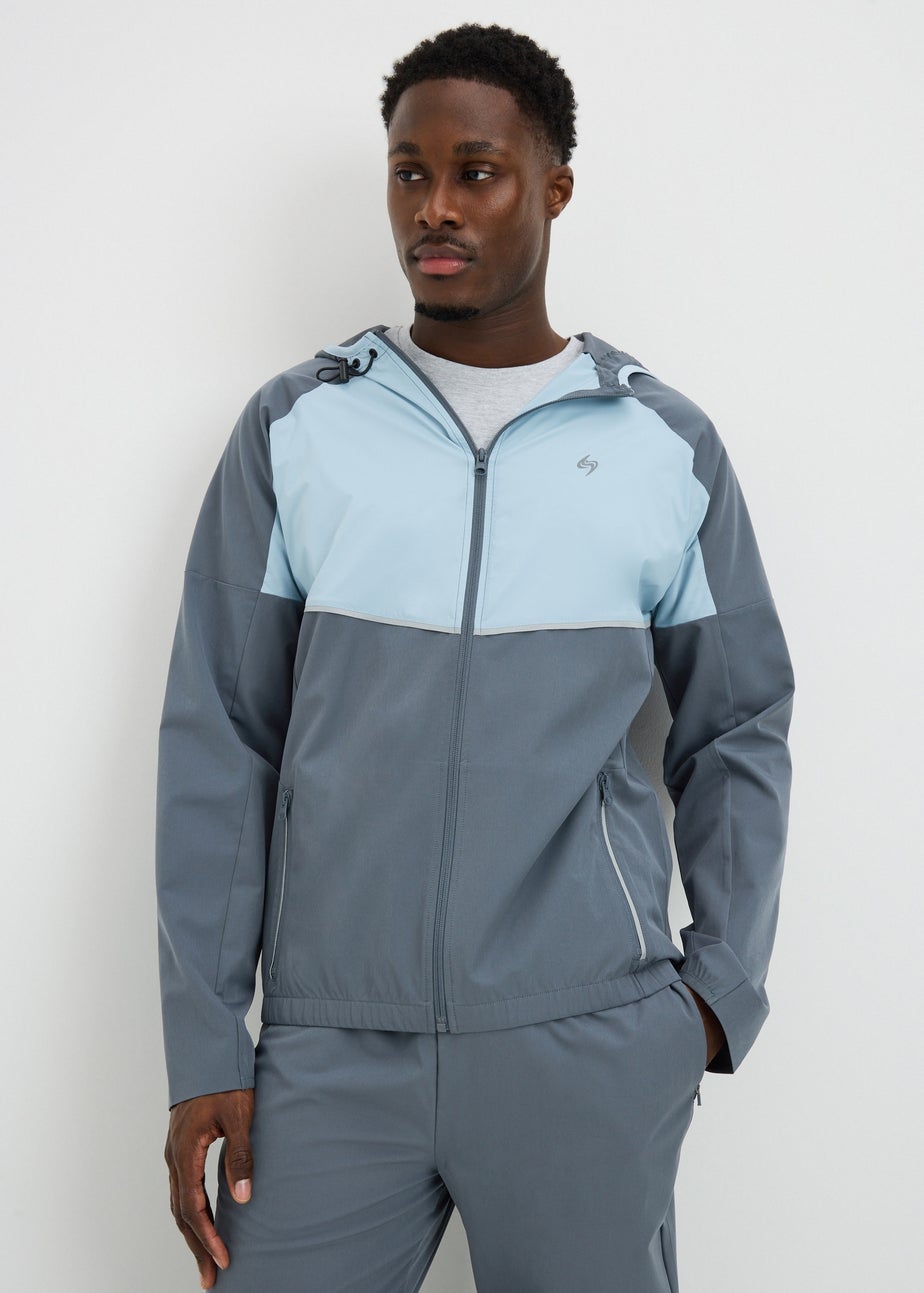 Souluxe Blue Co Ord Zip Up Jacket