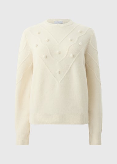 Cream Bobble Stitch Jumper