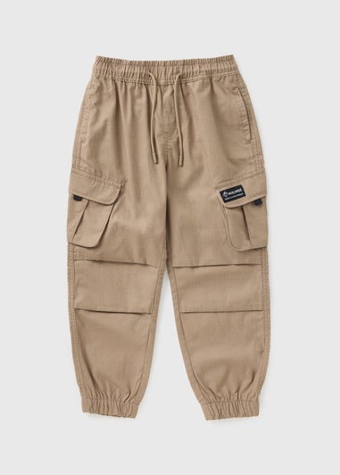 Boys Brown Ripstop Cargos (7-15yrs)