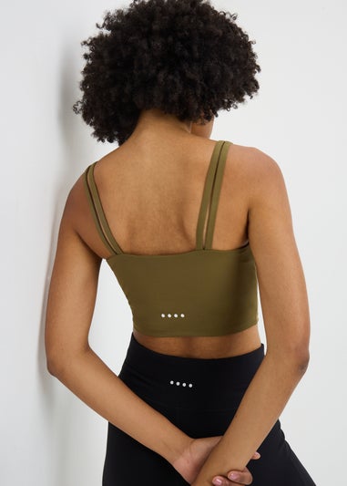 Khaki Double Strap Cami Top