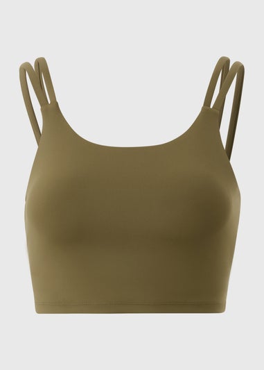 Khaki Double Strap Cami Top