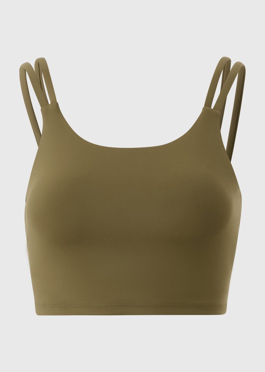 Khaki Double Strap Cami Top