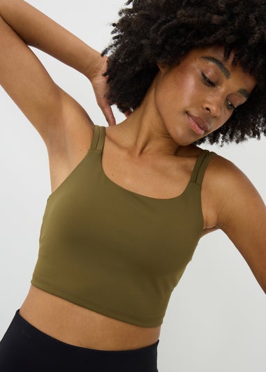 Khaki Double Strap Cami Top