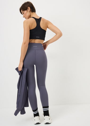 Grape Wrap Waist Leggings