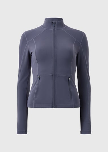 Souluxe Grape Zip Through Jacket