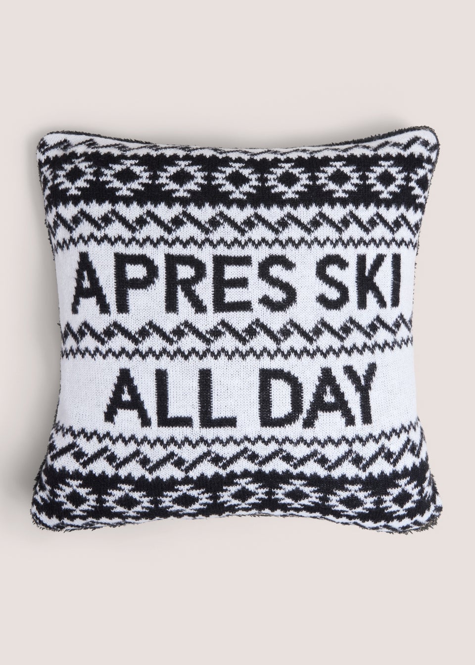 Black Apre Ski All Day Cushion