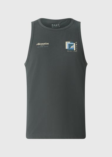 Charcoal Ascension Graphic Vest