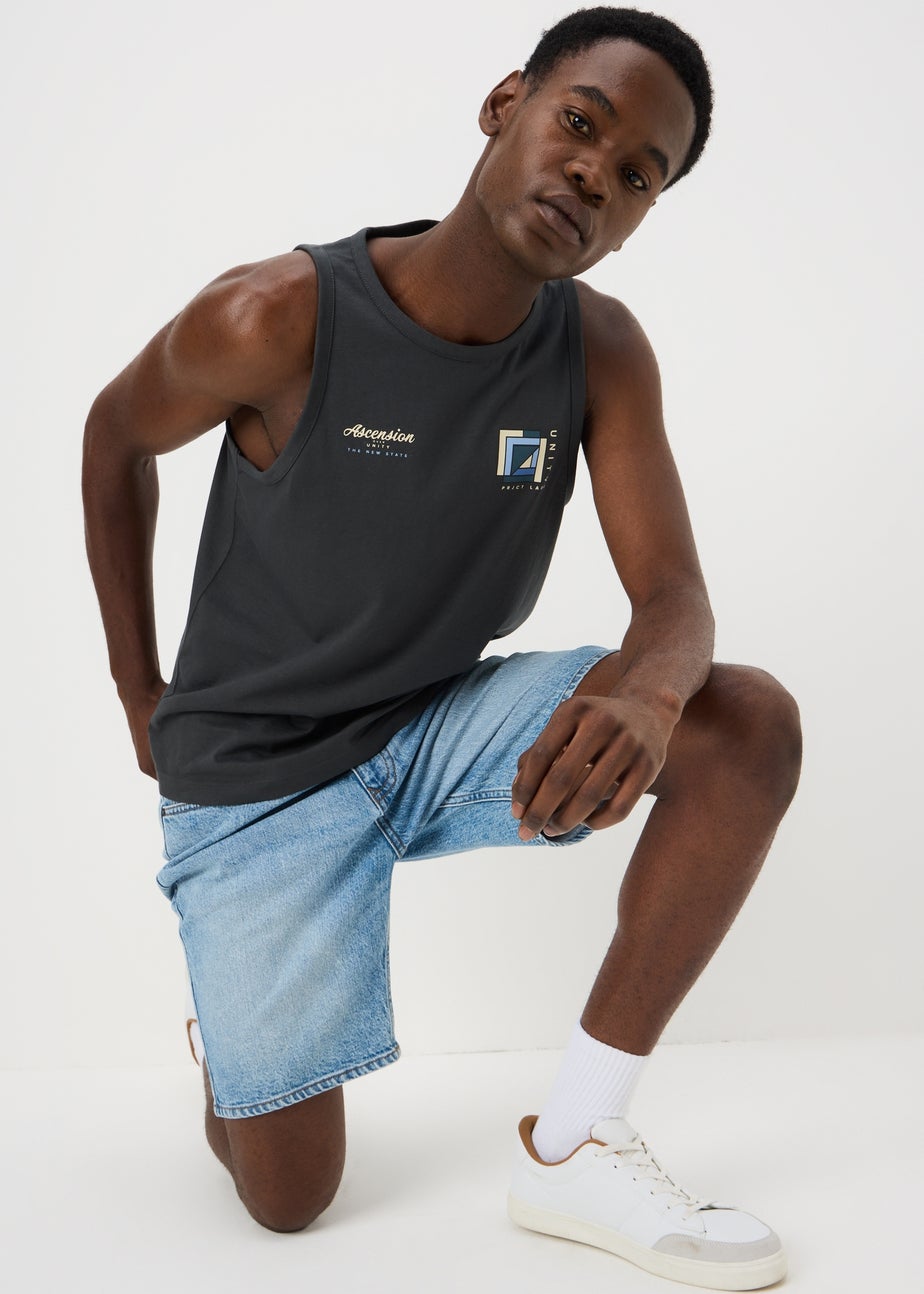 Charcoal Ascension Graphic Vest