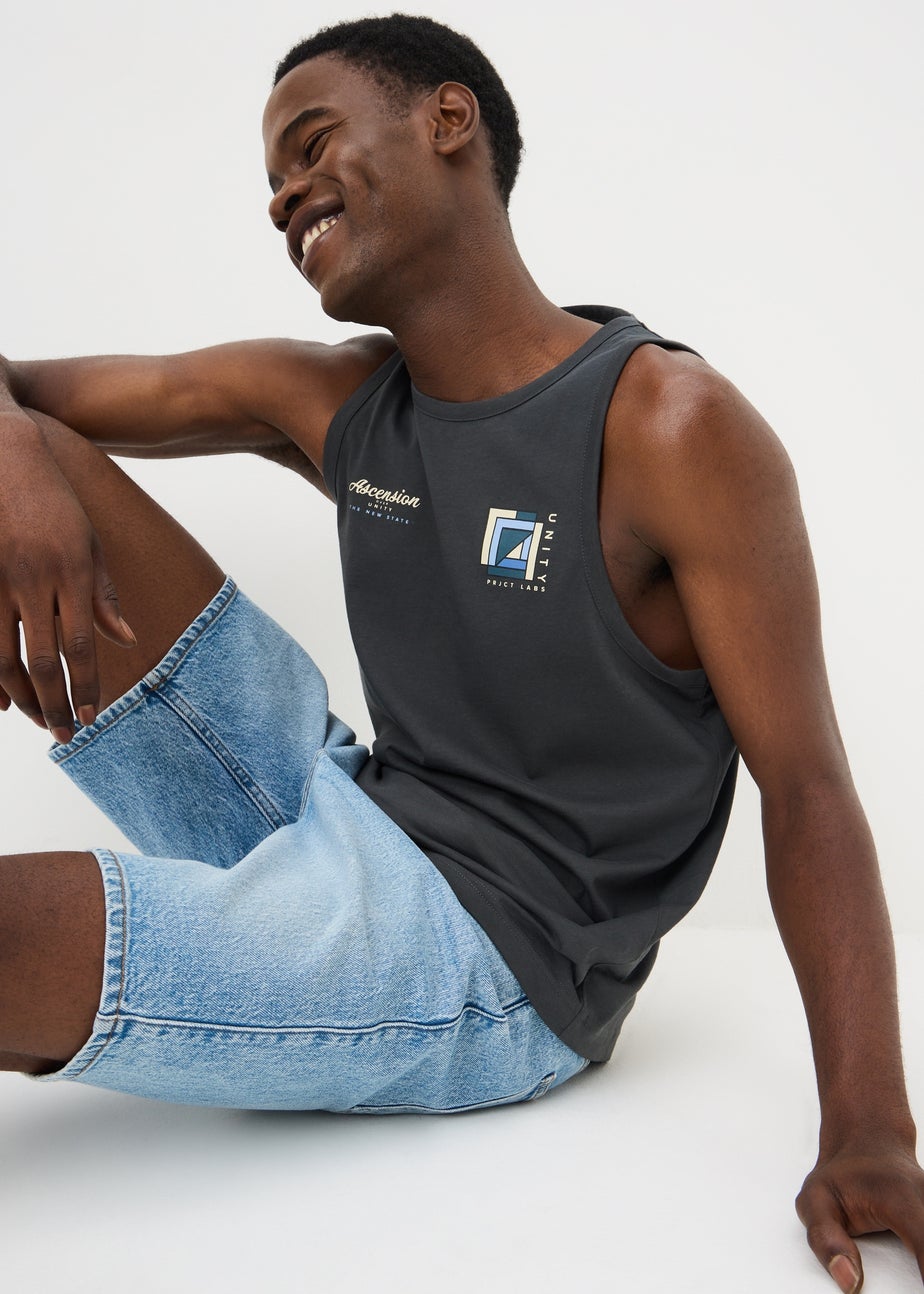 Charcoal Ascension Graphic Vest