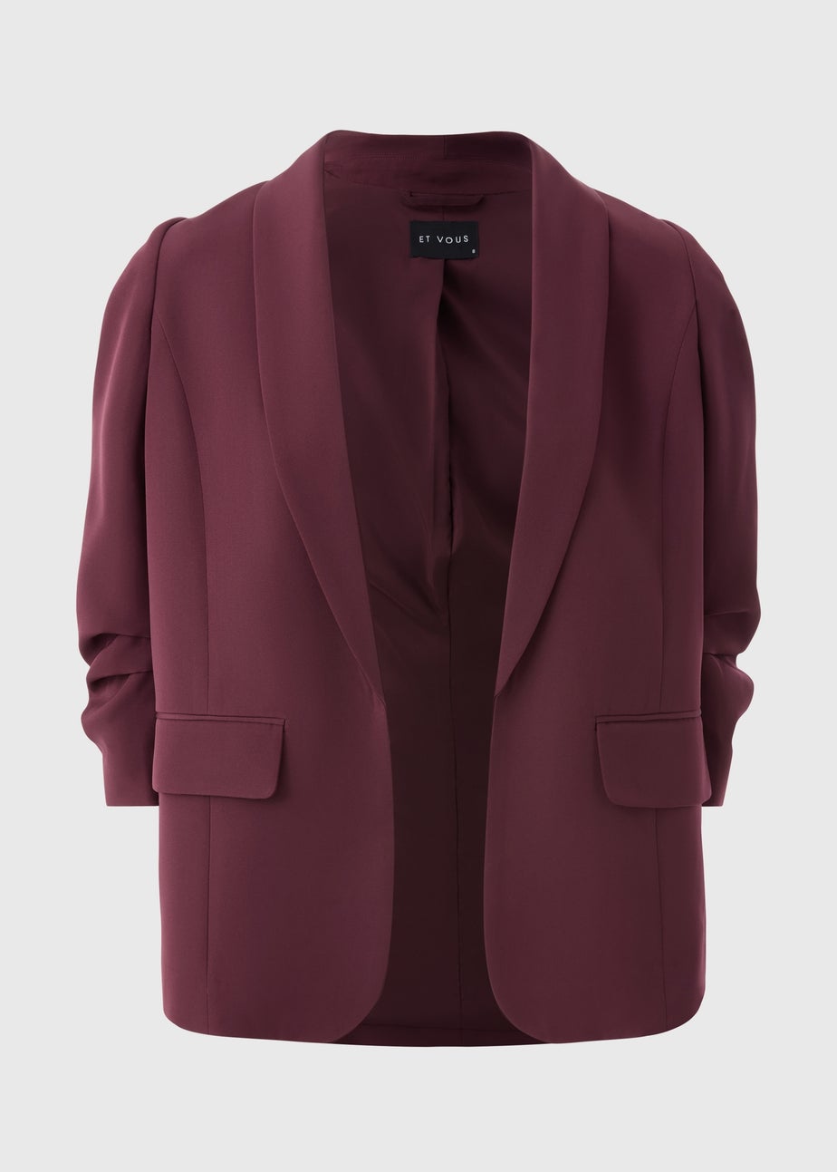 Et Vous Burgundy Blazer