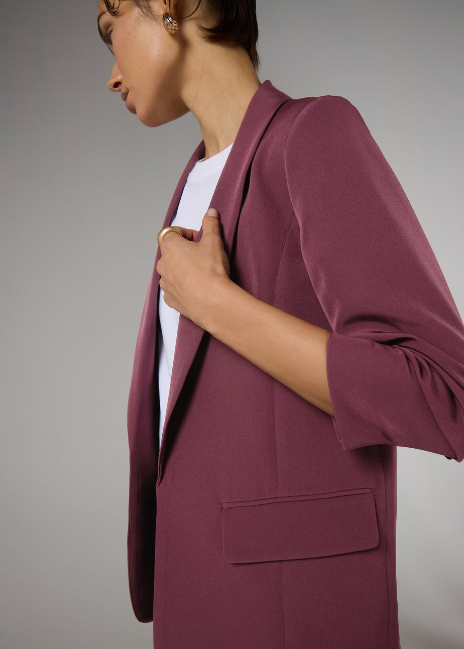Et Vous Burgundy Blazer