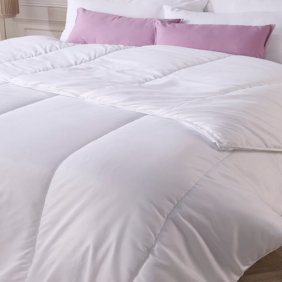 Downland White Classic Cotton Duvet (10.5 Tog)