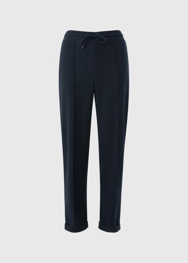 Navy Waffle Jogging Bottoms