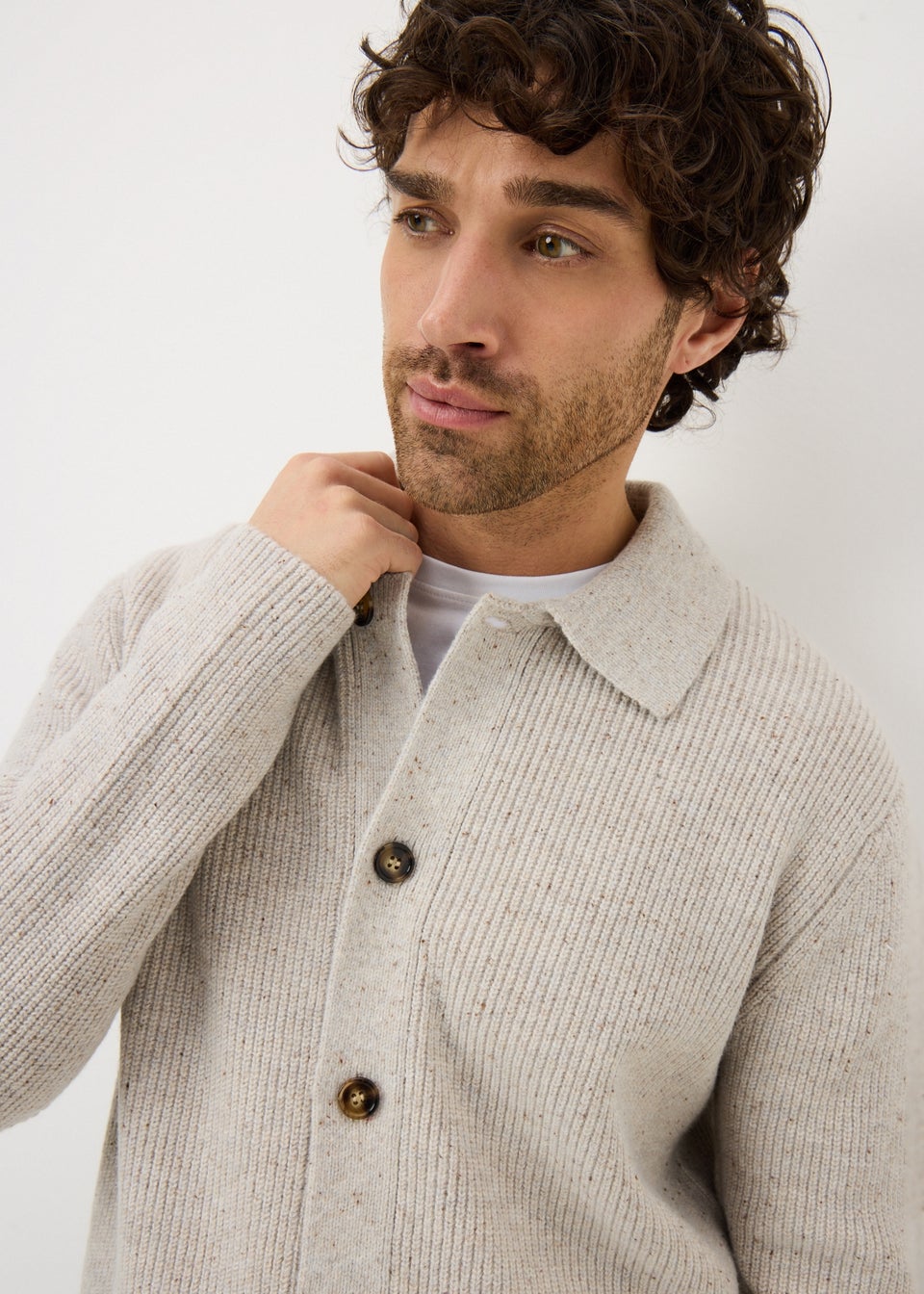 Stone Button Cardigan