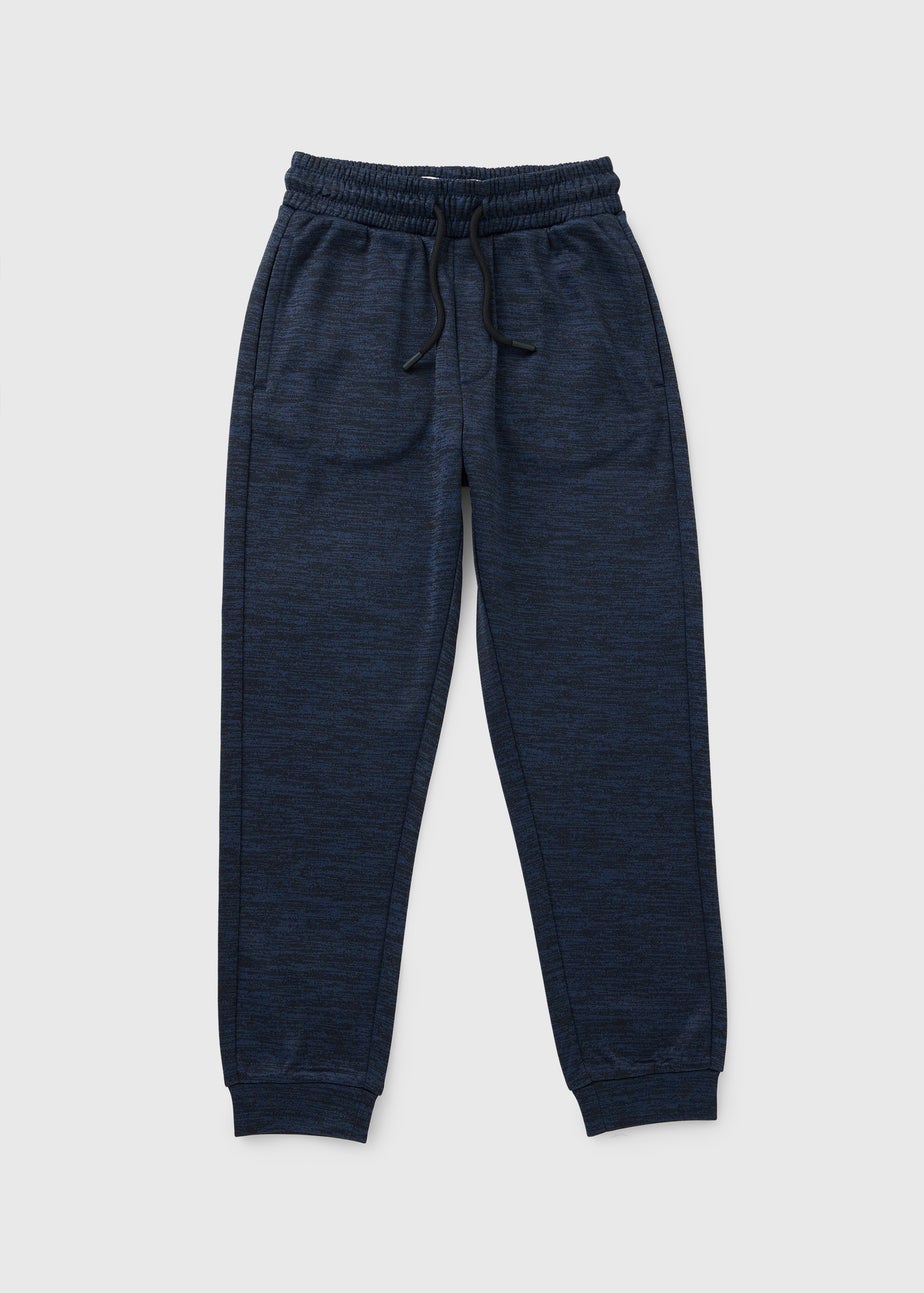 Boys Navy Sport Co Ord Jogging Bottoms (7-15yrs)