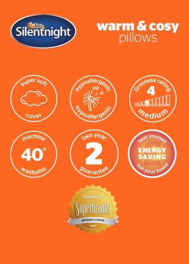 Silentnight Warm & Cosy Pillow Pair