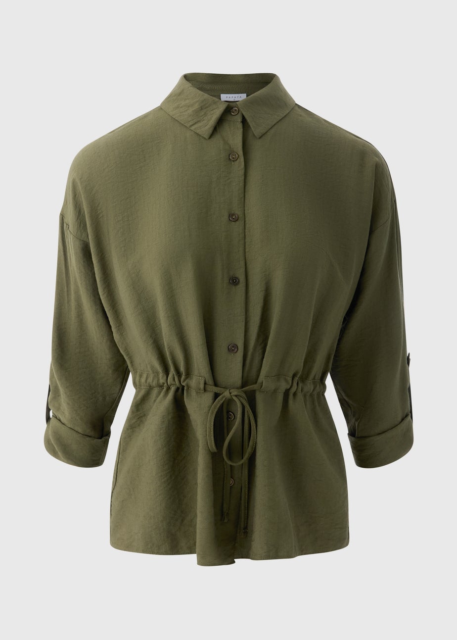 Green Channel Waist Shirt