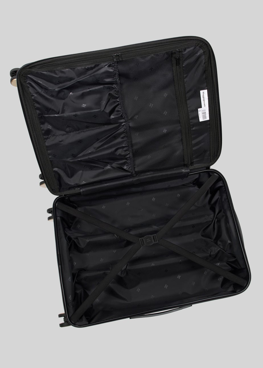 IT Luggage Brown Tiger Print Hardshell Suitcase