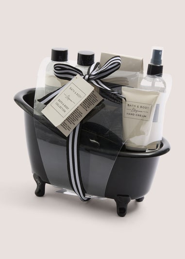 Black & White Bath Gift Set