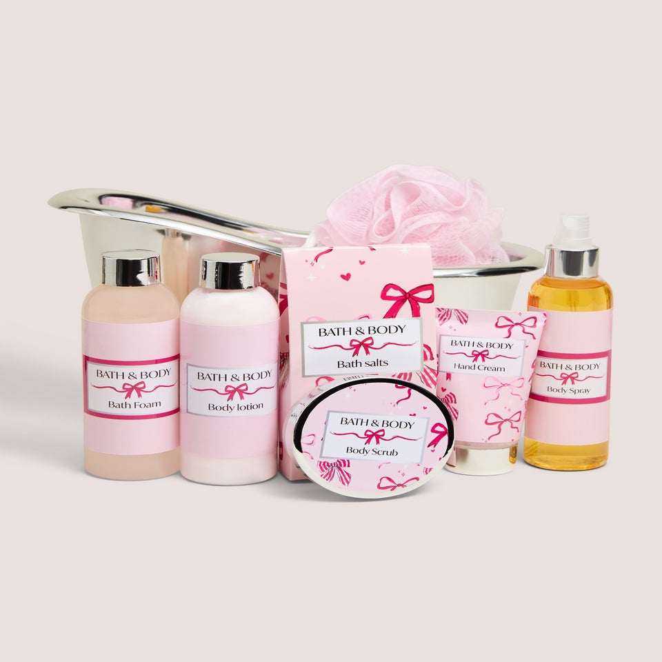 Pink Bath Gift Set