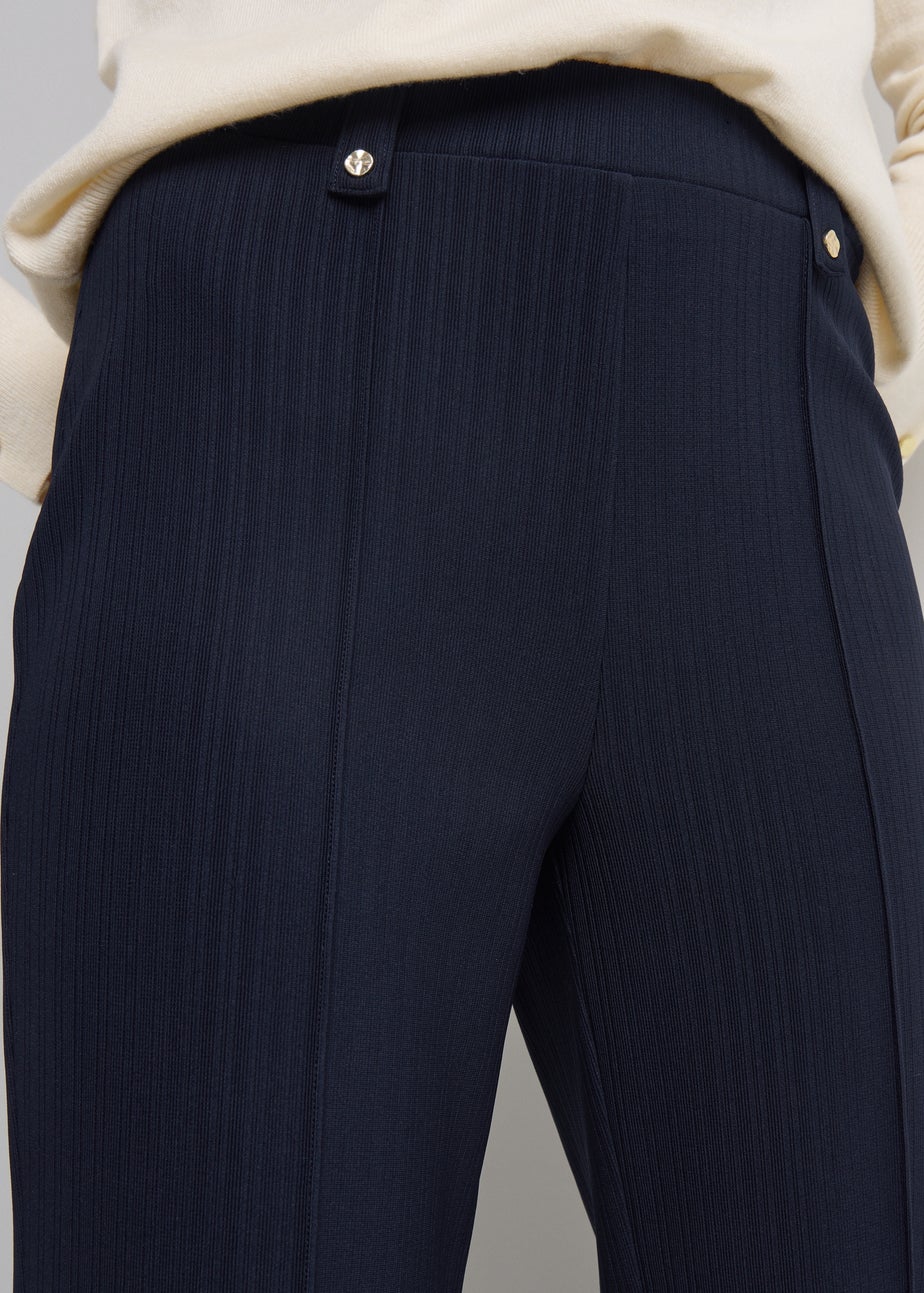 Et Vous Ribbed Straight Leg Trousers