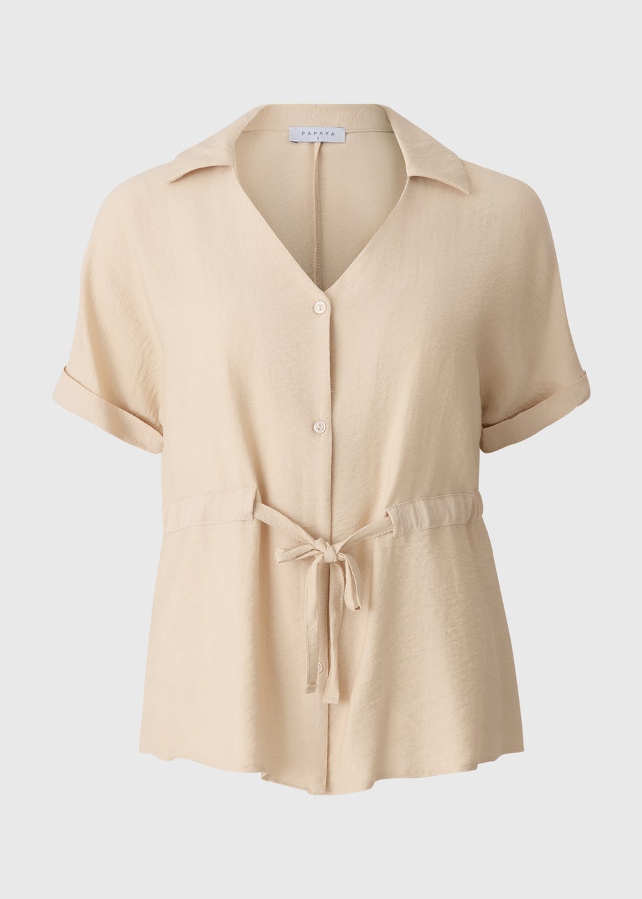 Stone Tie Waist Shirt