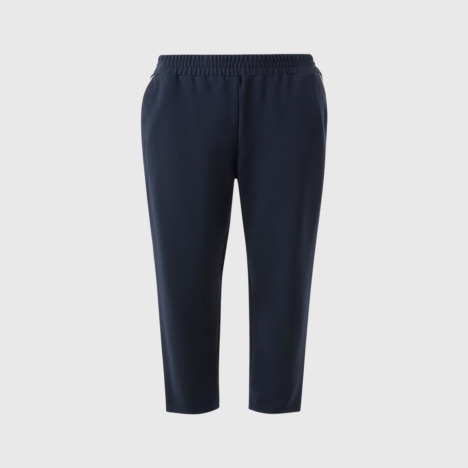 Navy Ponte Tapered Trousers