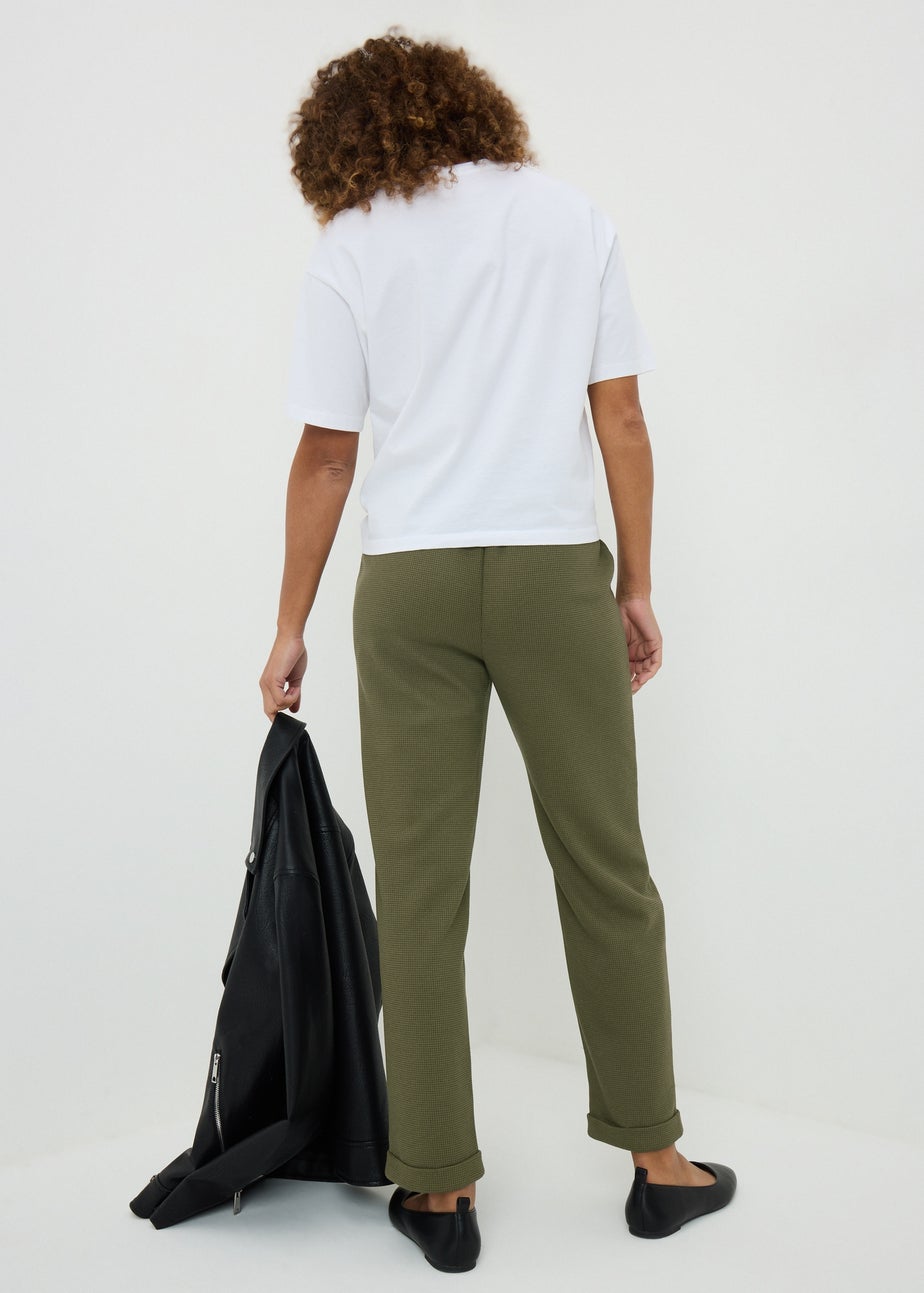 Khaki Waffle Trousers