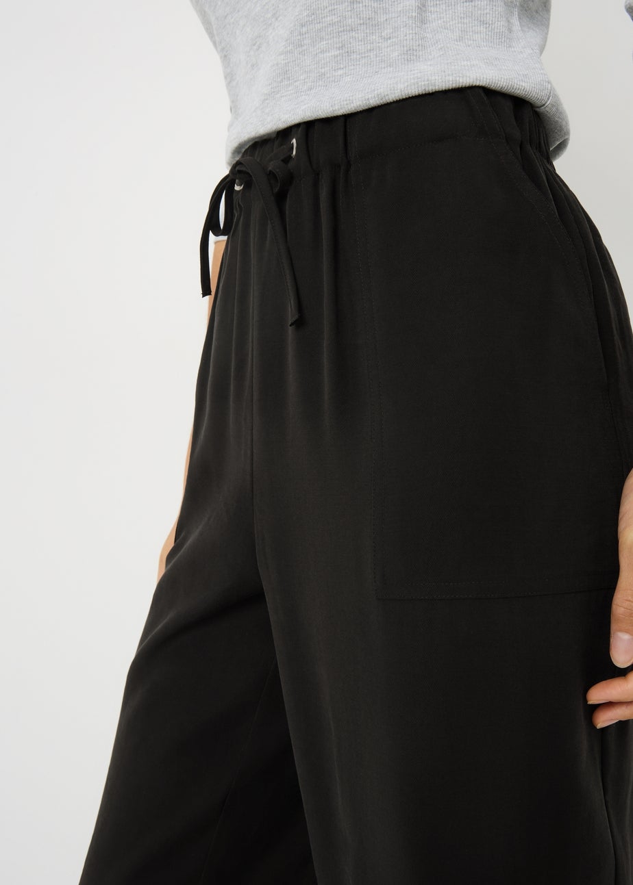 Black Utility Jogging Bottoms