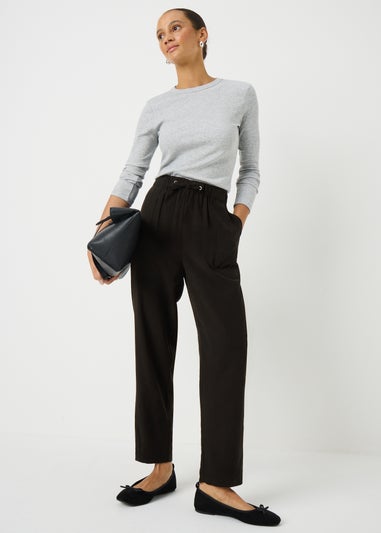 Black Utility Jogging Bottoms