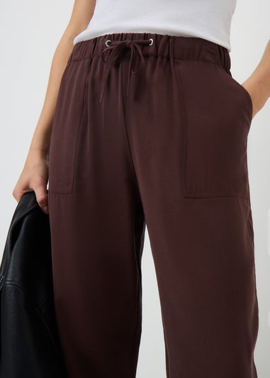 Burgundy Utility Jogging Bottoms