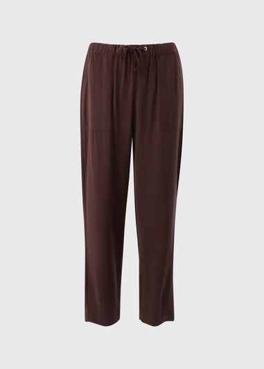 Burgundy Utility Jogging Bottoms