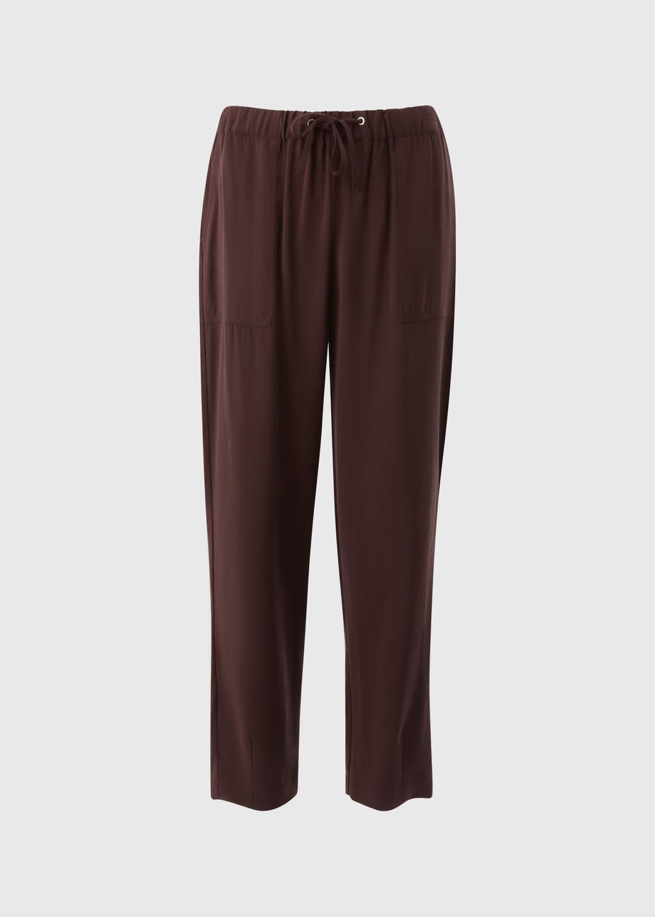 Burgundy Utility Jogging Bottoms