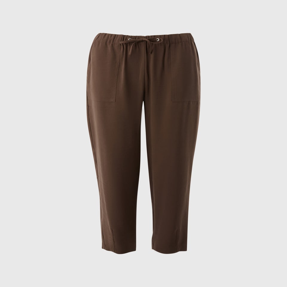 Chocolate Brown Utility Jogging Bottoms