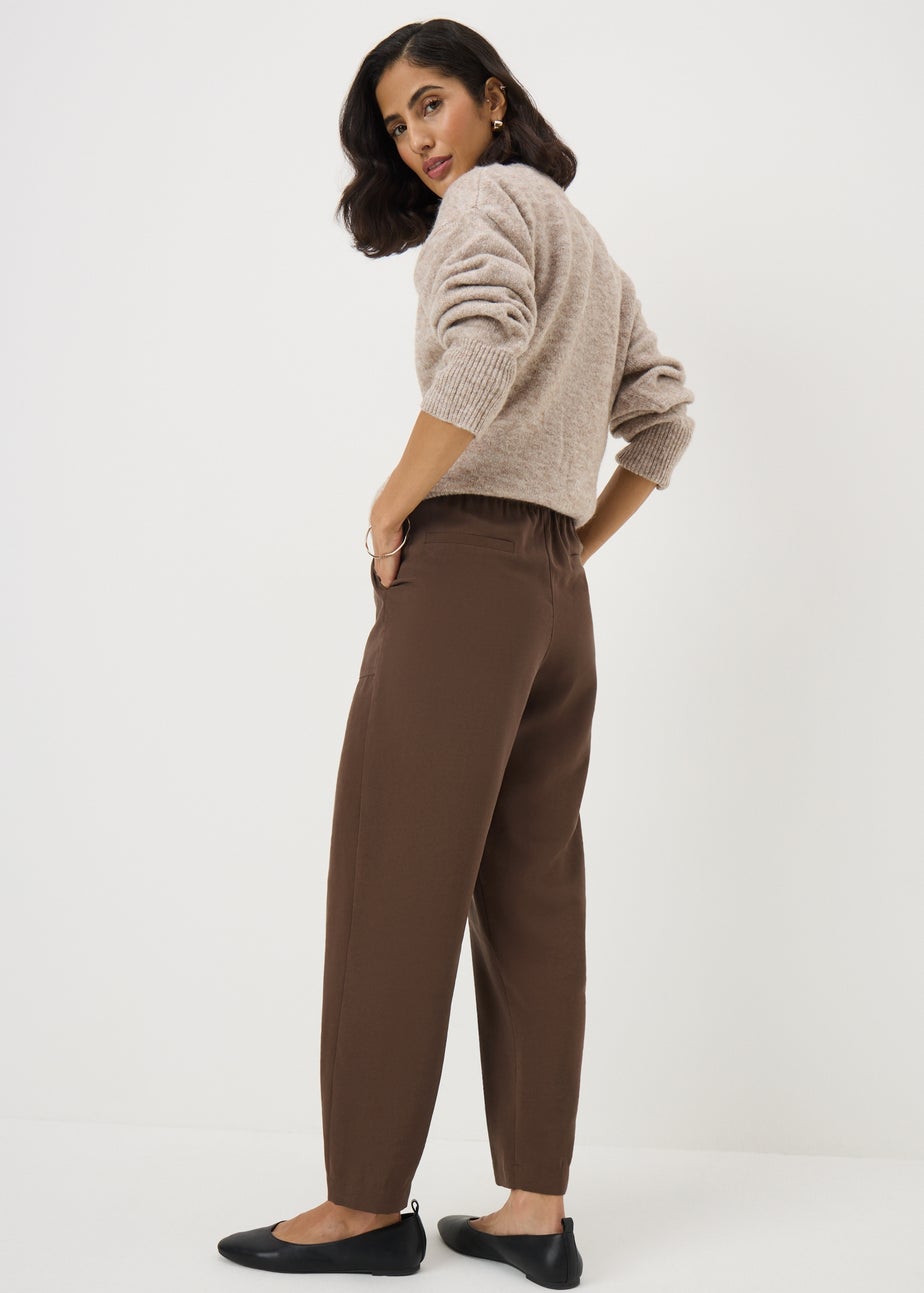 Chocolate Brown Utility Jogging Bottoms