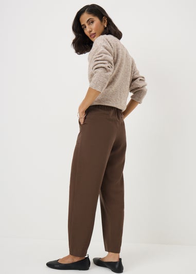 Chocolate Brown Utility Jogging Bottoms