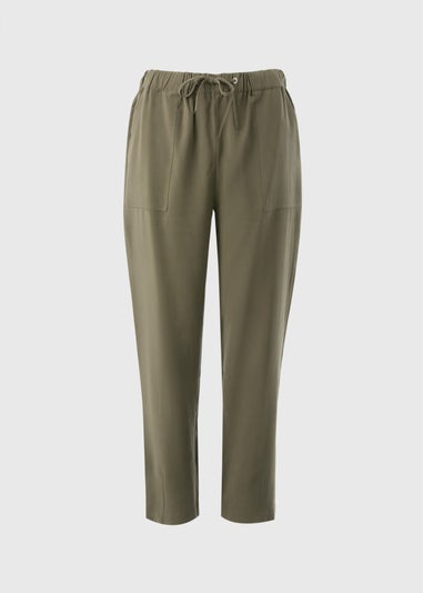 Khaki Utility Jogging Bottoms
