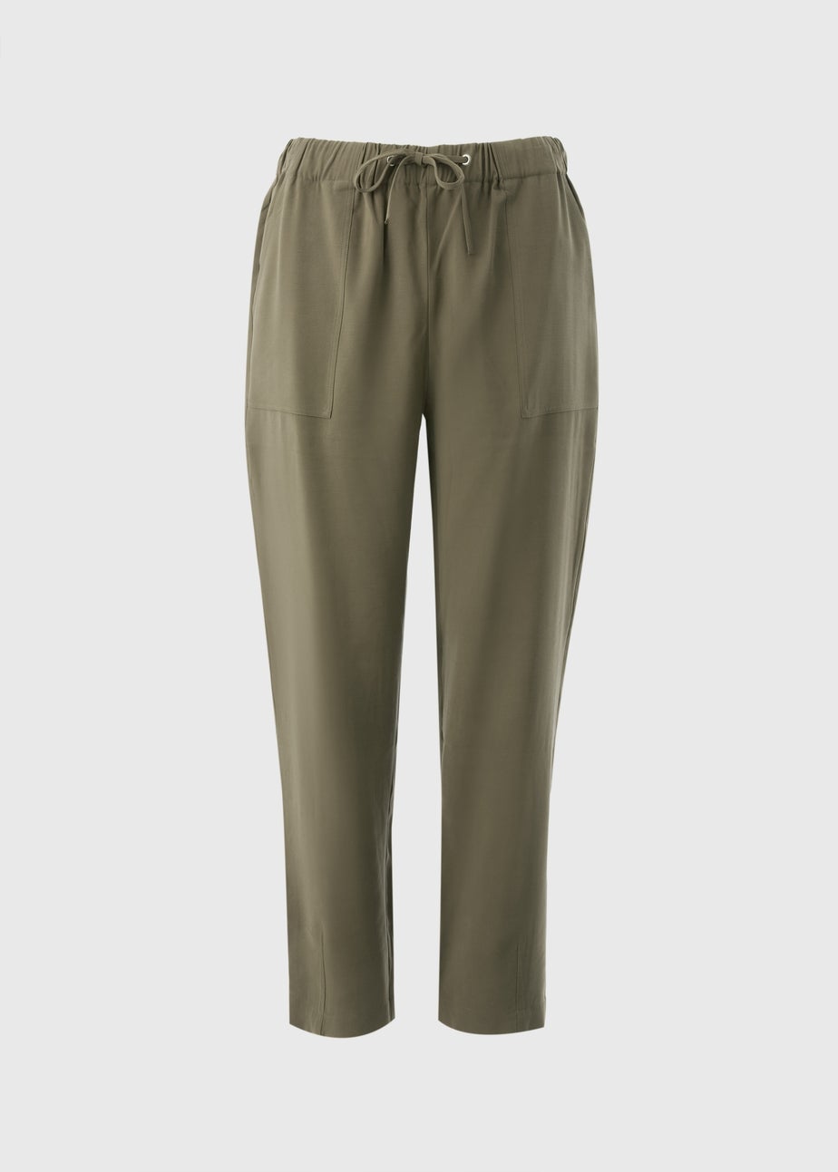 Khaki Utility Jogging Bottoms