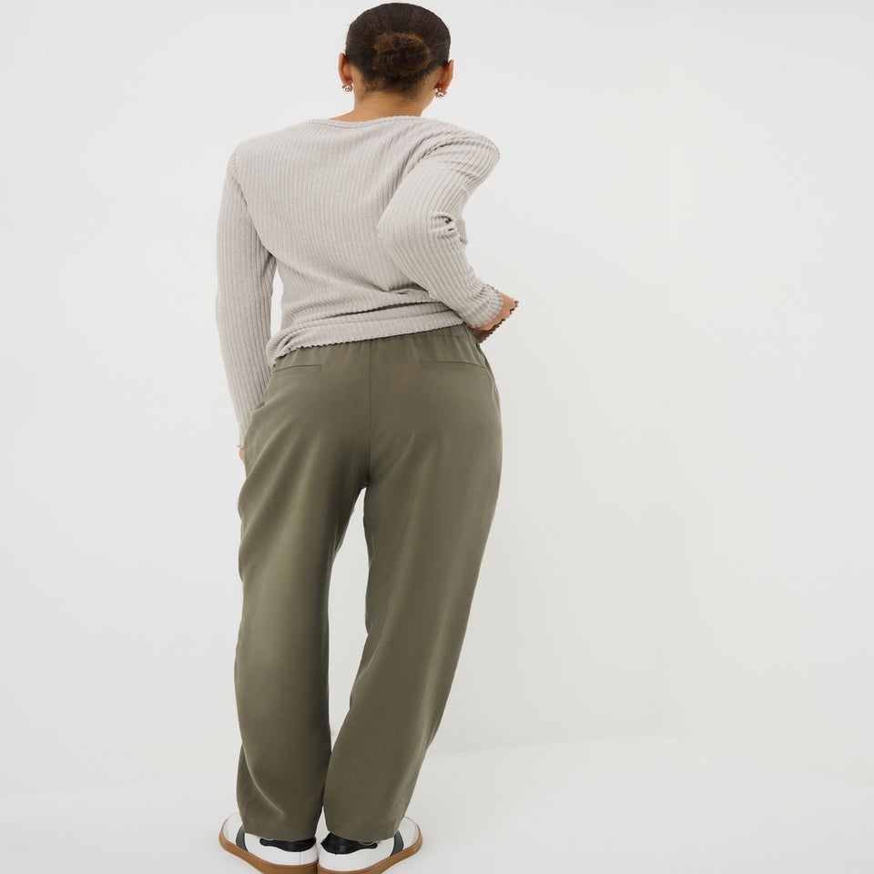 Khaki Utility Jogging Bottoms