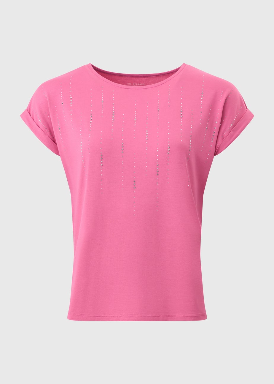 Pink Scatter Drop T-Shirt