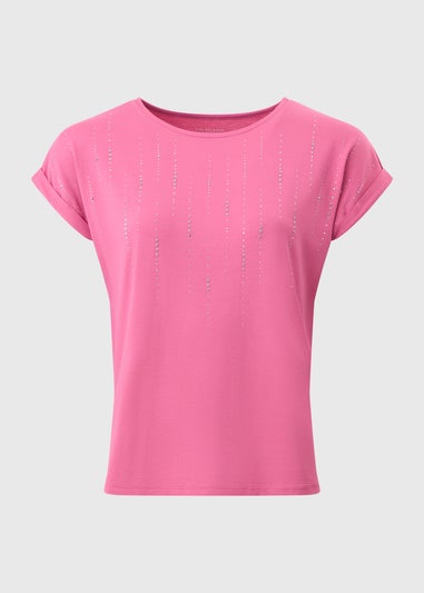 Pink Scatter Drop T-Shirt