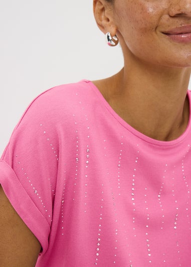 Pink Scatter Drop T-Shirt
