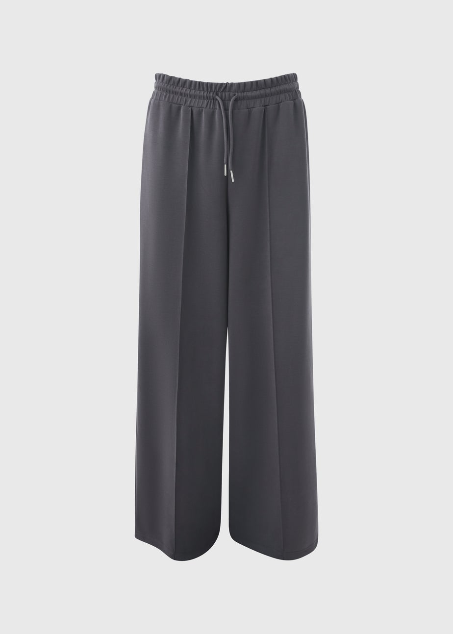Souluxe Grey Wide Leg Jogging Bottoms