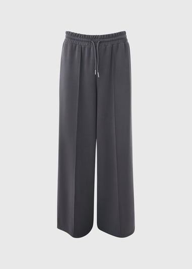 Souluxe Grey Wide Leg Jogging Bottoms