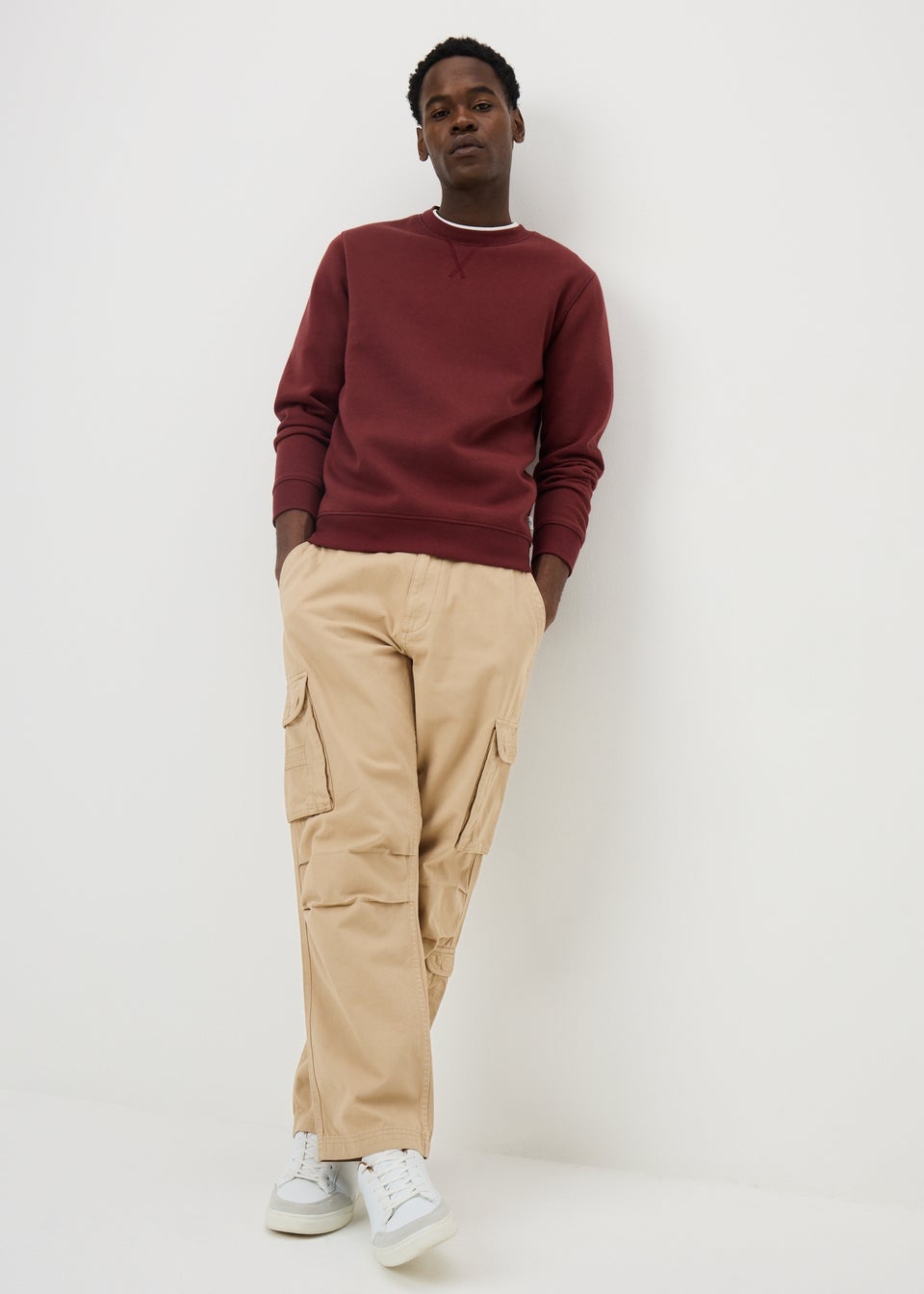 Stone Loose Fit Cargos