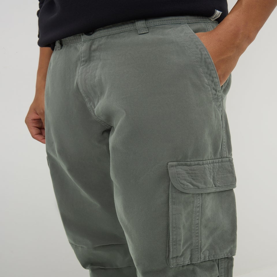 Khaki Loose Fit Uspec Cargo Trousers