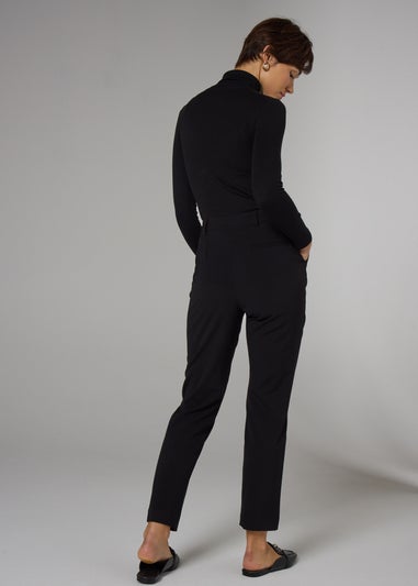Et Vous Black Slim Leg Regular Trousers