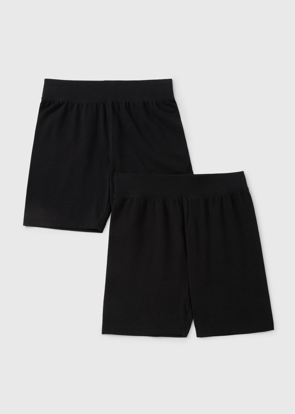 2 Pack Boys Black Cycling Shorts (4-13yrs)