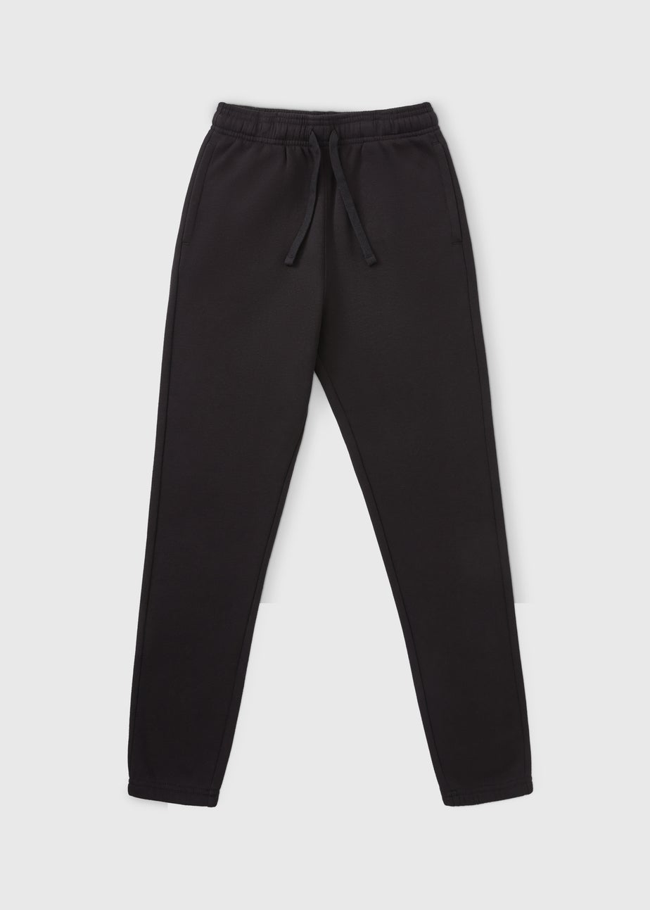 Kids Black School Joggers (4-12yrs)