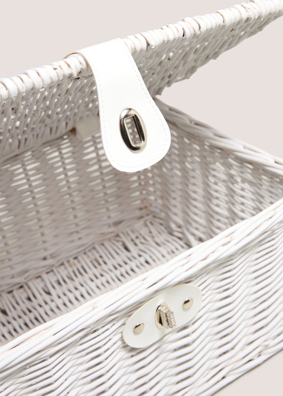3 Piece White Trunk Baskets